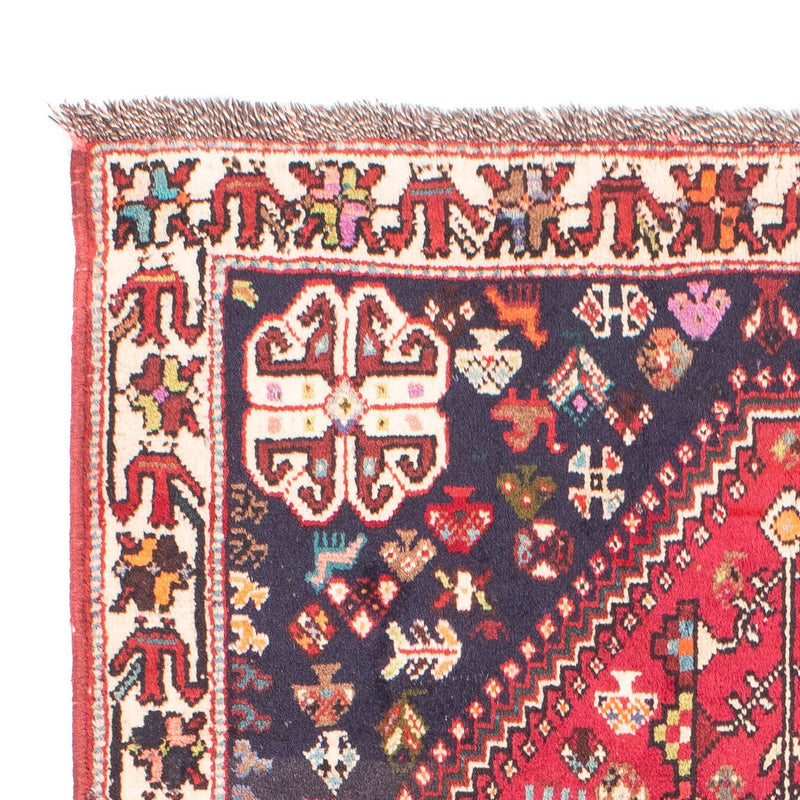 Tapis persan - Nomadic - 167 x 110 cm - rouge