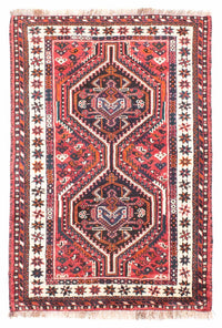 Tapis persan - Nomadic - 155 x 110 cm - rouge