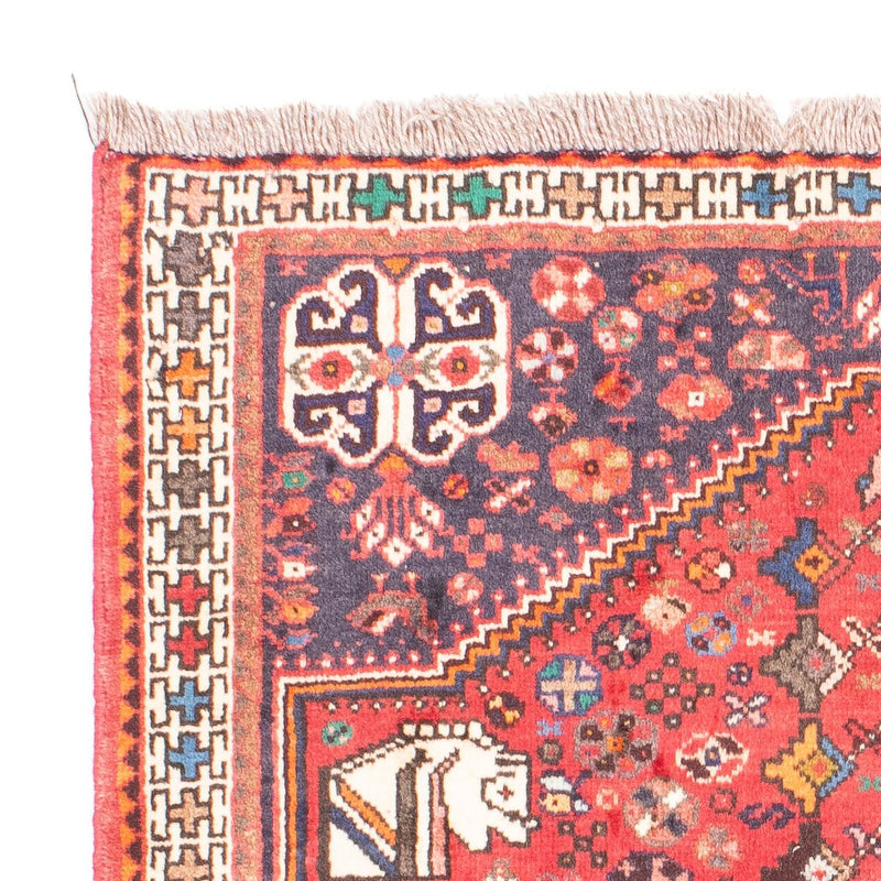 Tapis persan - Nomadic - 143 x 106 cm - rouge