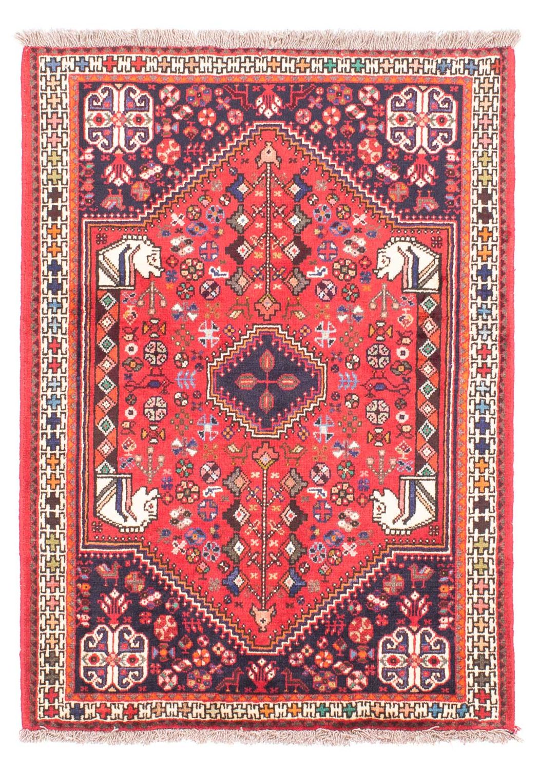 Tapis persan - Nomadic - 148 x 105 cm - rouge