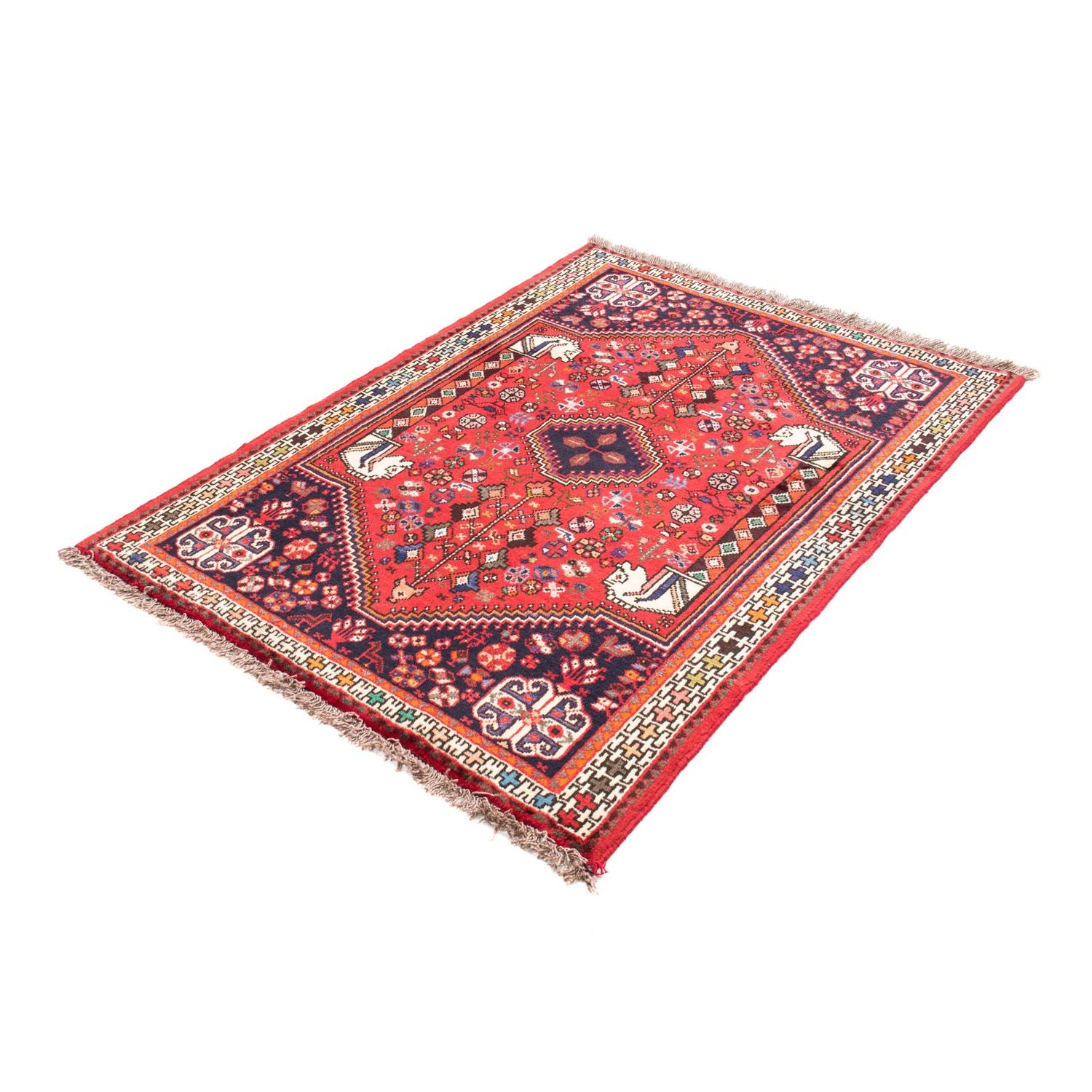 Tapis persan - Nomadic - 148 x 105 cm - rouge
