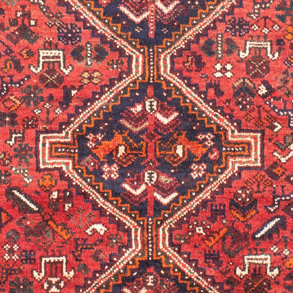 Tapis persan - Nomadic - 187 x 125 cm - rouge foncé