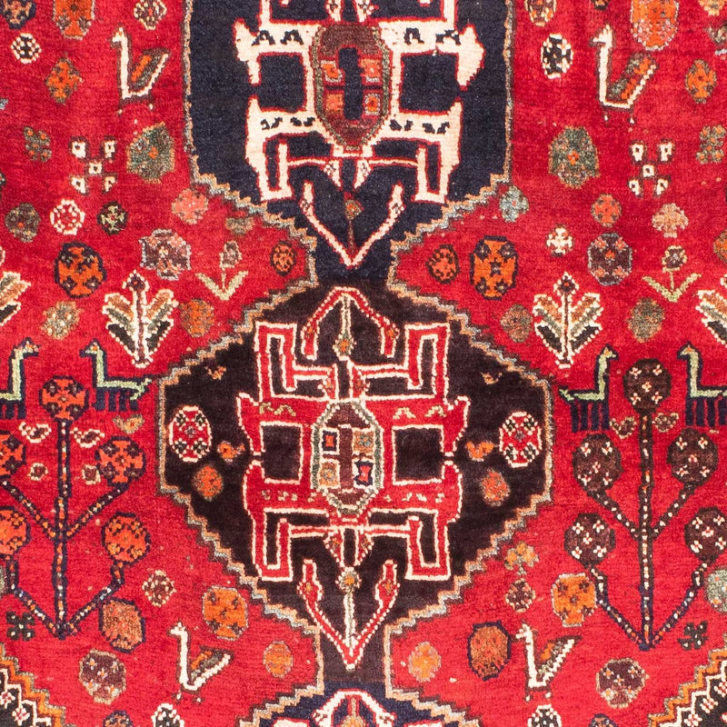 Tapis persan - Nomadic - 174 x 124 cm - rouge foncé