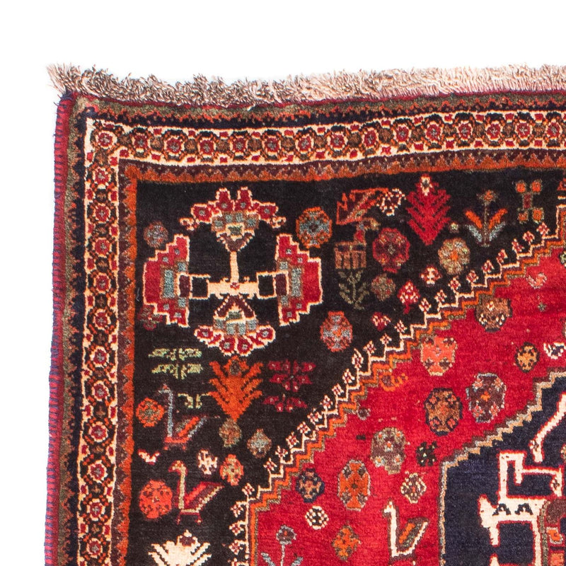 Tapis persan - Nomadic - 174 x 124 cm - rouge foncé