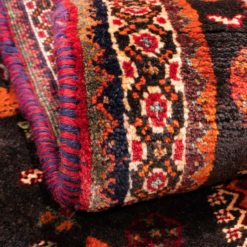Tapis persan - Nomadic - 174 x 124 cm - rouge foncé