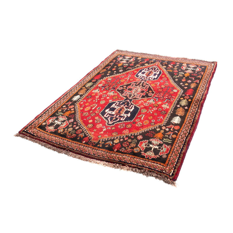 Tapis persan - Nomadic - 174 x 124 cm - rouge foncé