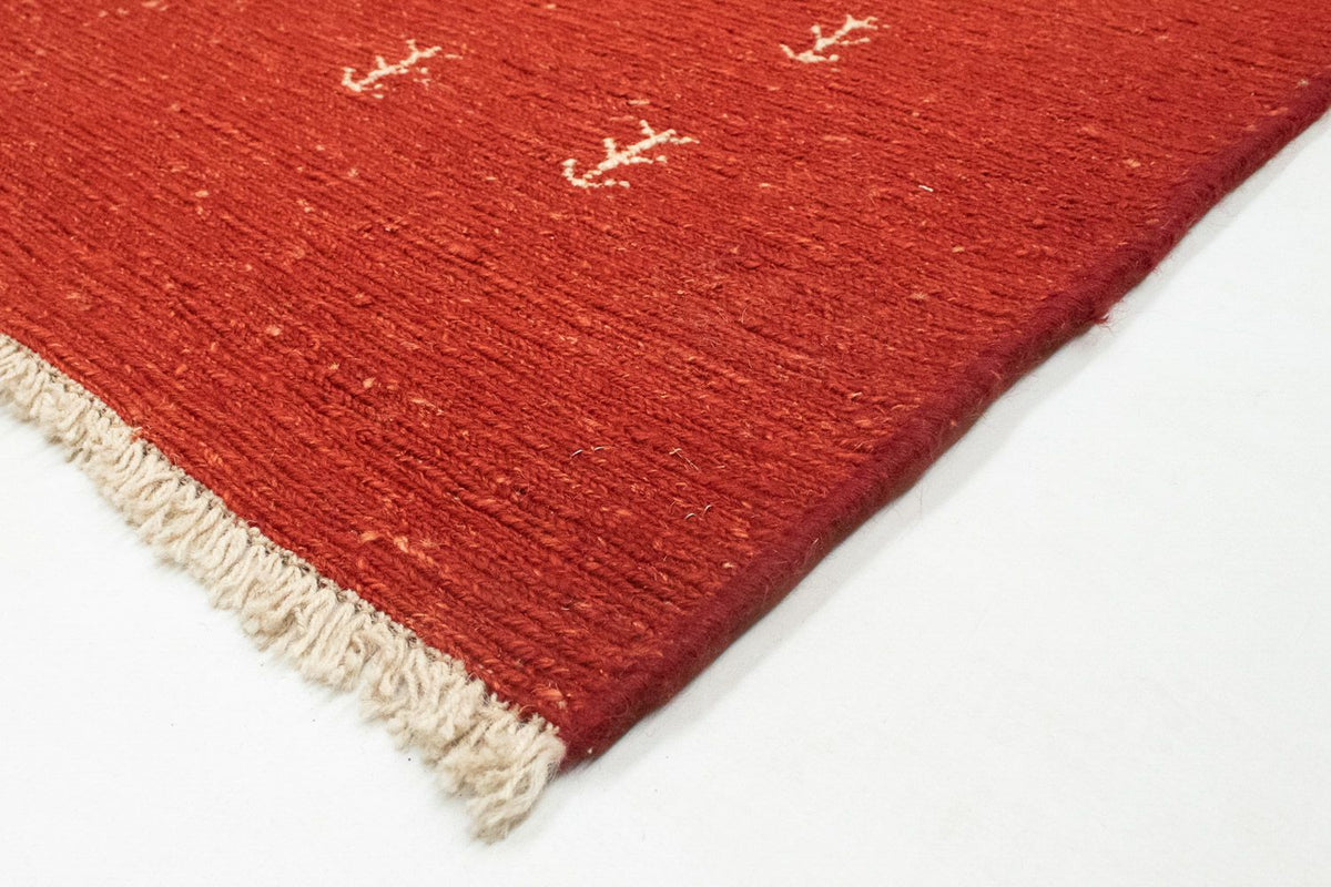 Tapis Gabbeh - Persan - 185 x 121 cm - rouge