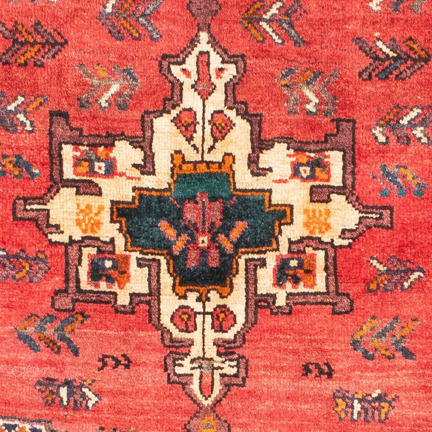 Tapis persan - Nomadic - 165 x 120 cm - bleu foncé