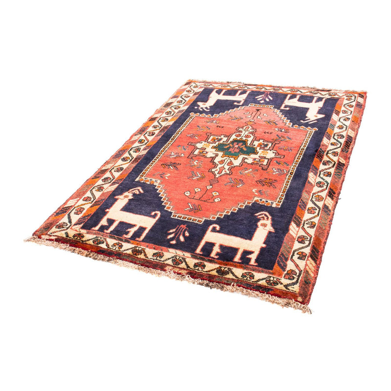 Tapis persan - Nomadic - 165 x 120 cm - bleu foncé
