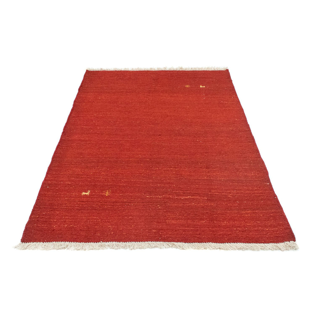 Tapis Gabbeh - Persan - 182 x 117 cm - rouge
