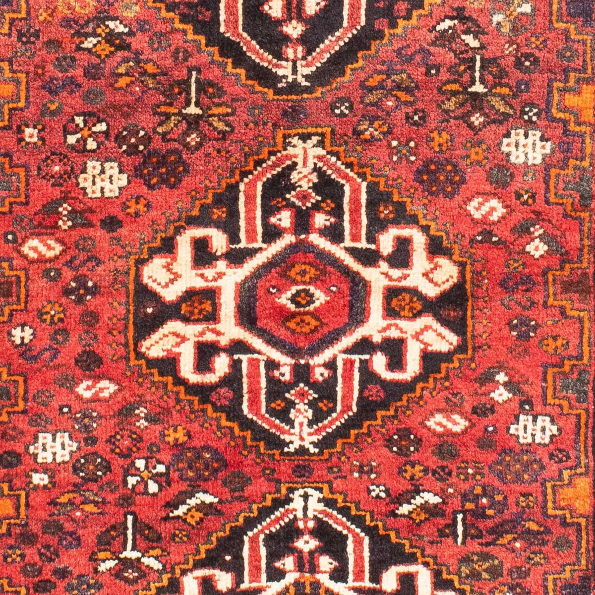 Tapis persan - Nomadic - 152 x 114 cm - rouge foncé