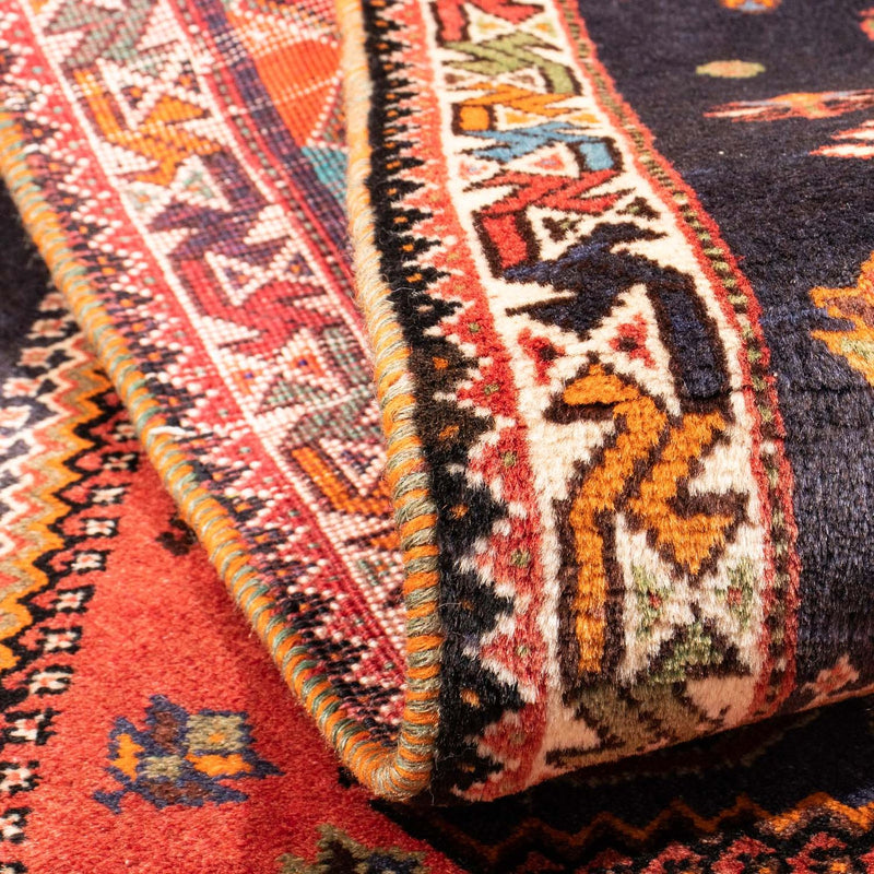 Tapis persan - Nomadic - 157 x 115 cm - rouge clair