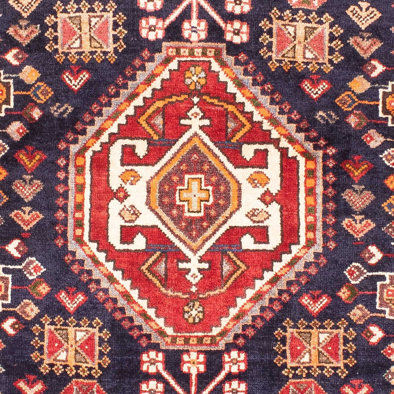 Tapis persan - Nomadic - 160 x 105 cm - bleu foncé