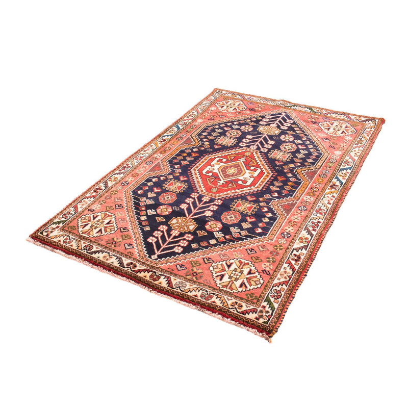 Tapis persan - Nomadic - 160 x 105 cm - bleu foncé