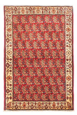 Tapis persan - Nomadic - 160 x 110 cm - rouge foncé
