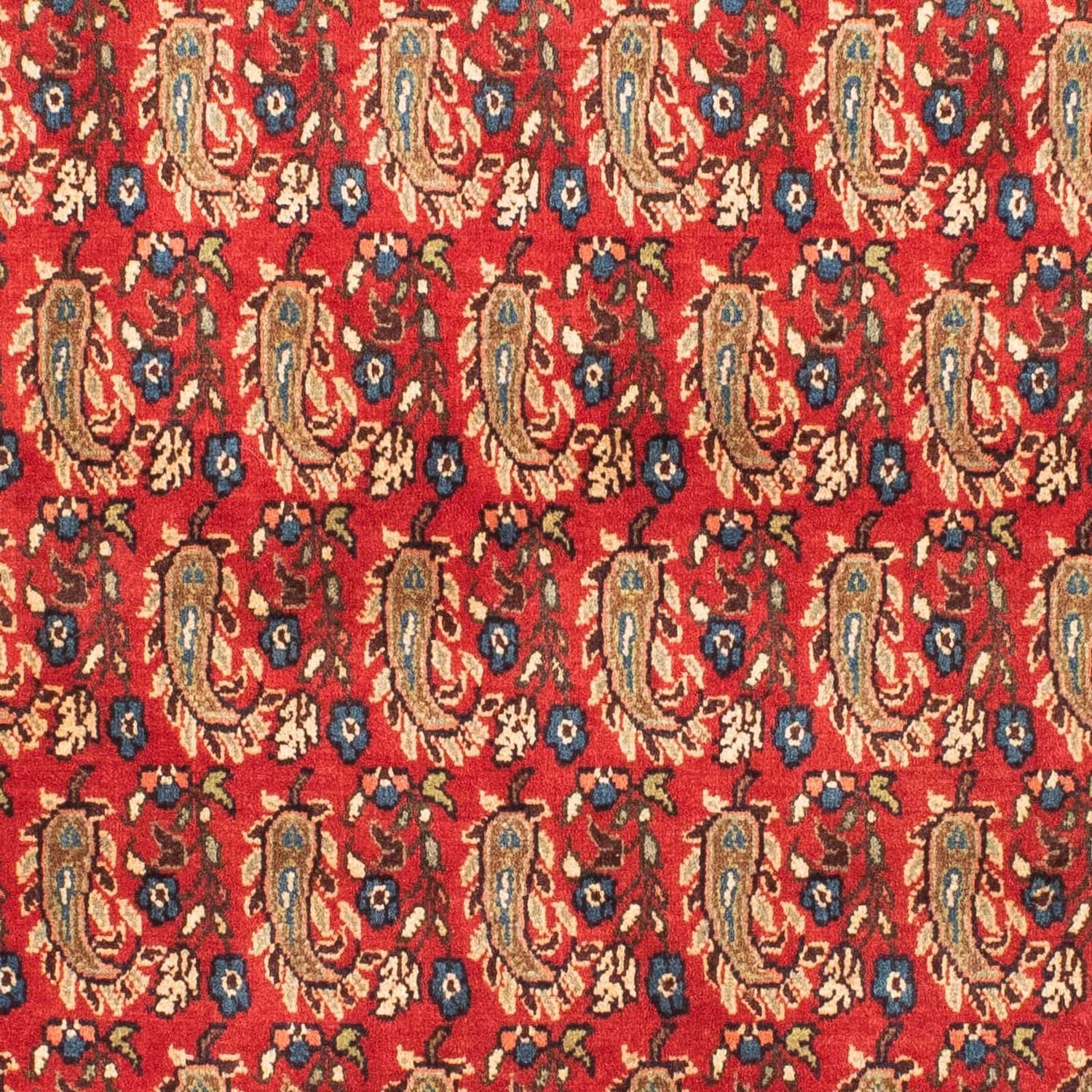 Tapis persan - Nomadic - 160 x 110 cm - rouge foncé