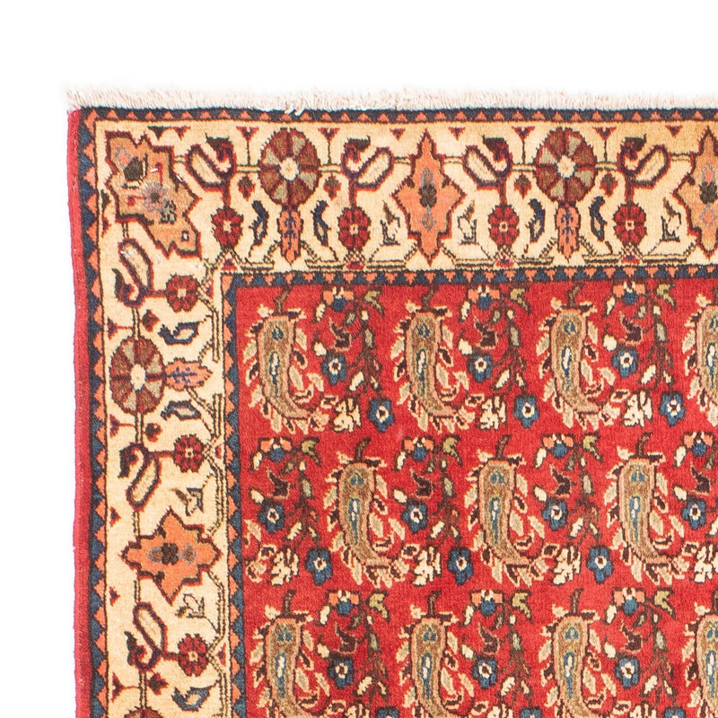 Tapis persan - Nomadic - 160 x 110 cm - rouge foncé