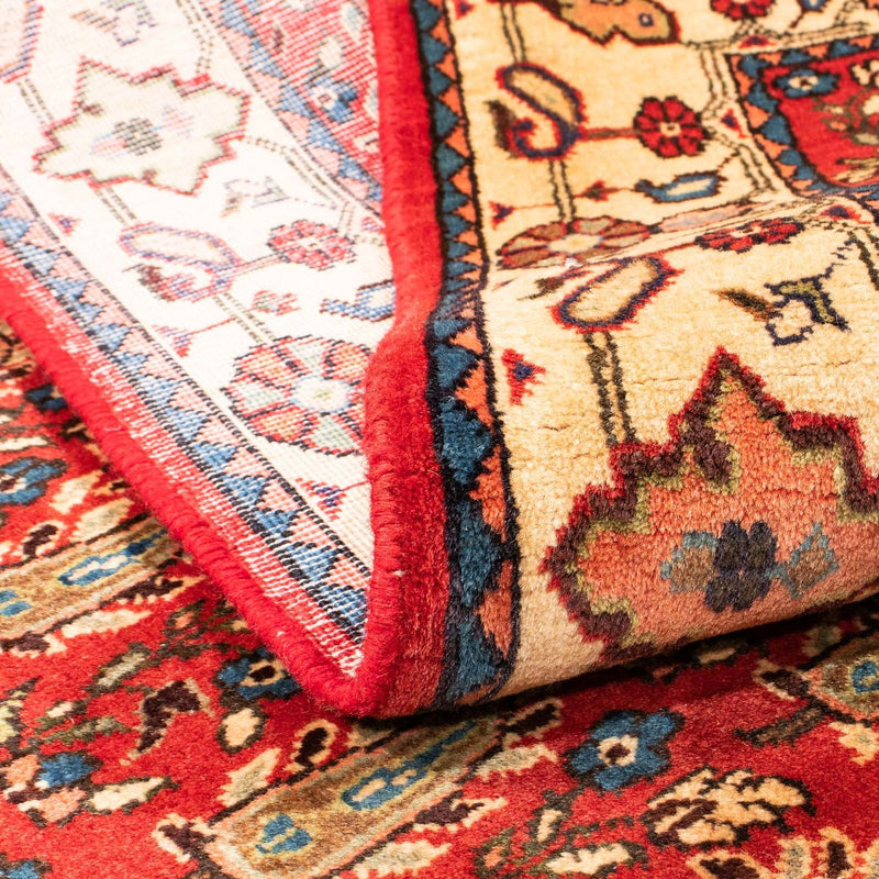 Tapis persan - Nomadic - 160 x 110 cm - rouge foncé