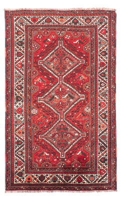 Tapis persan - Nomadic - 165 x 110 cm - rouge foncé