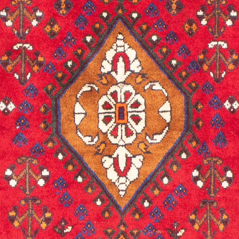 Tapis persan - Nomadic - 157 x 83 cm - rouge foncé