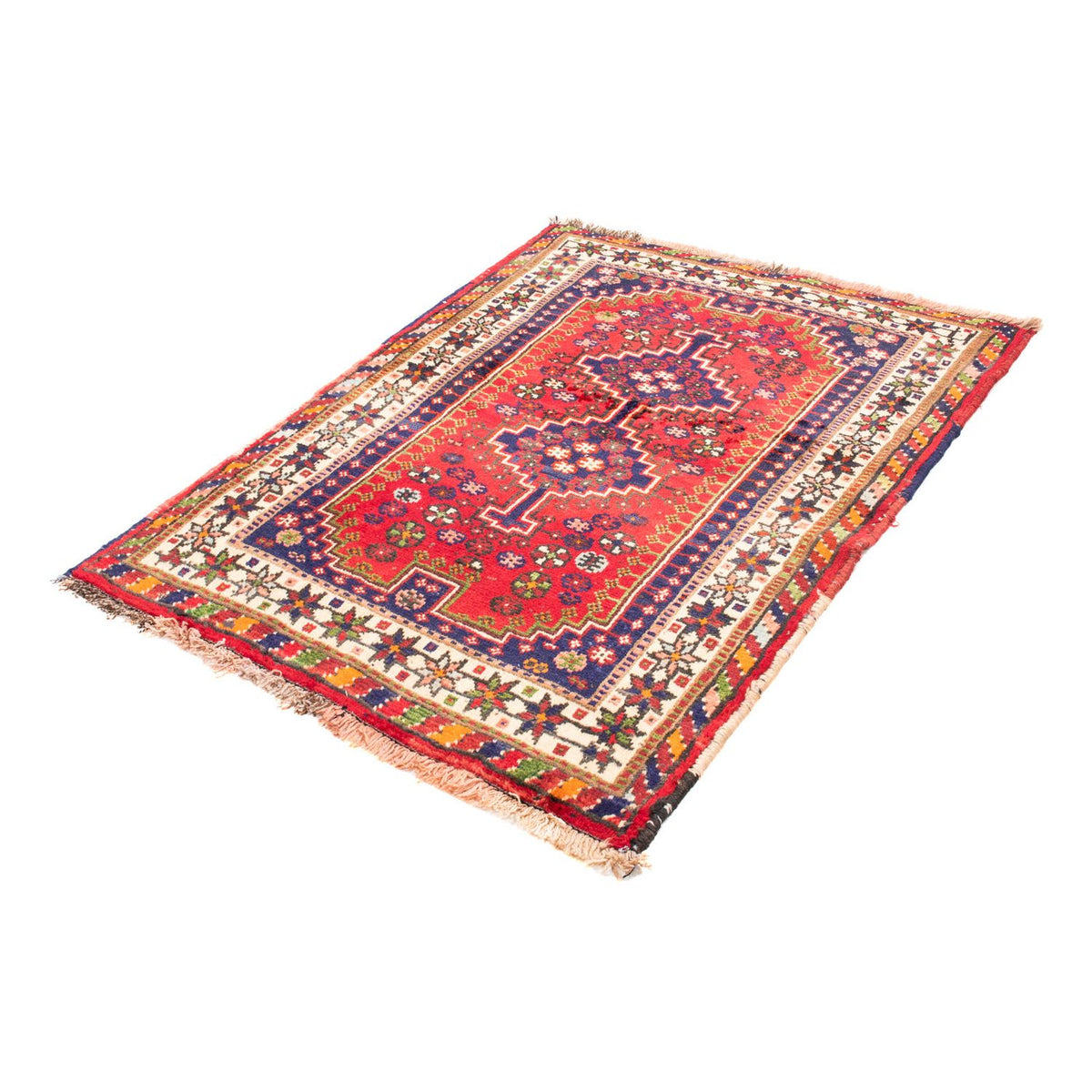 Tapis persan - Nomadic - 140 x 100 cm - rouge