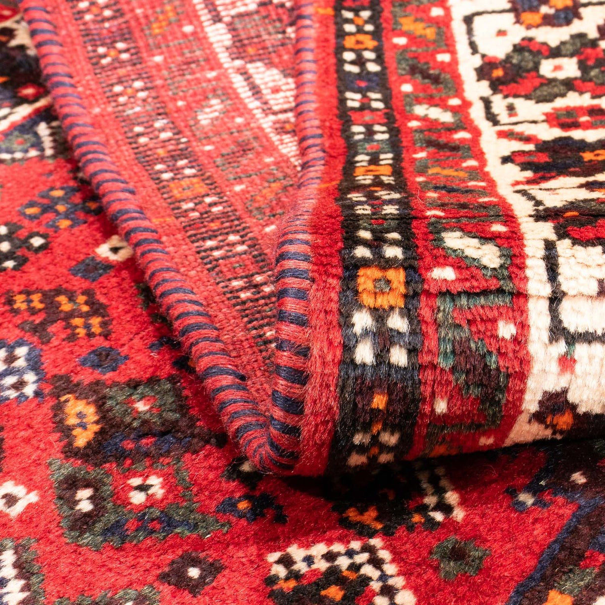 Tapis persan - Nomadic - 155 x 110 cm - rouge