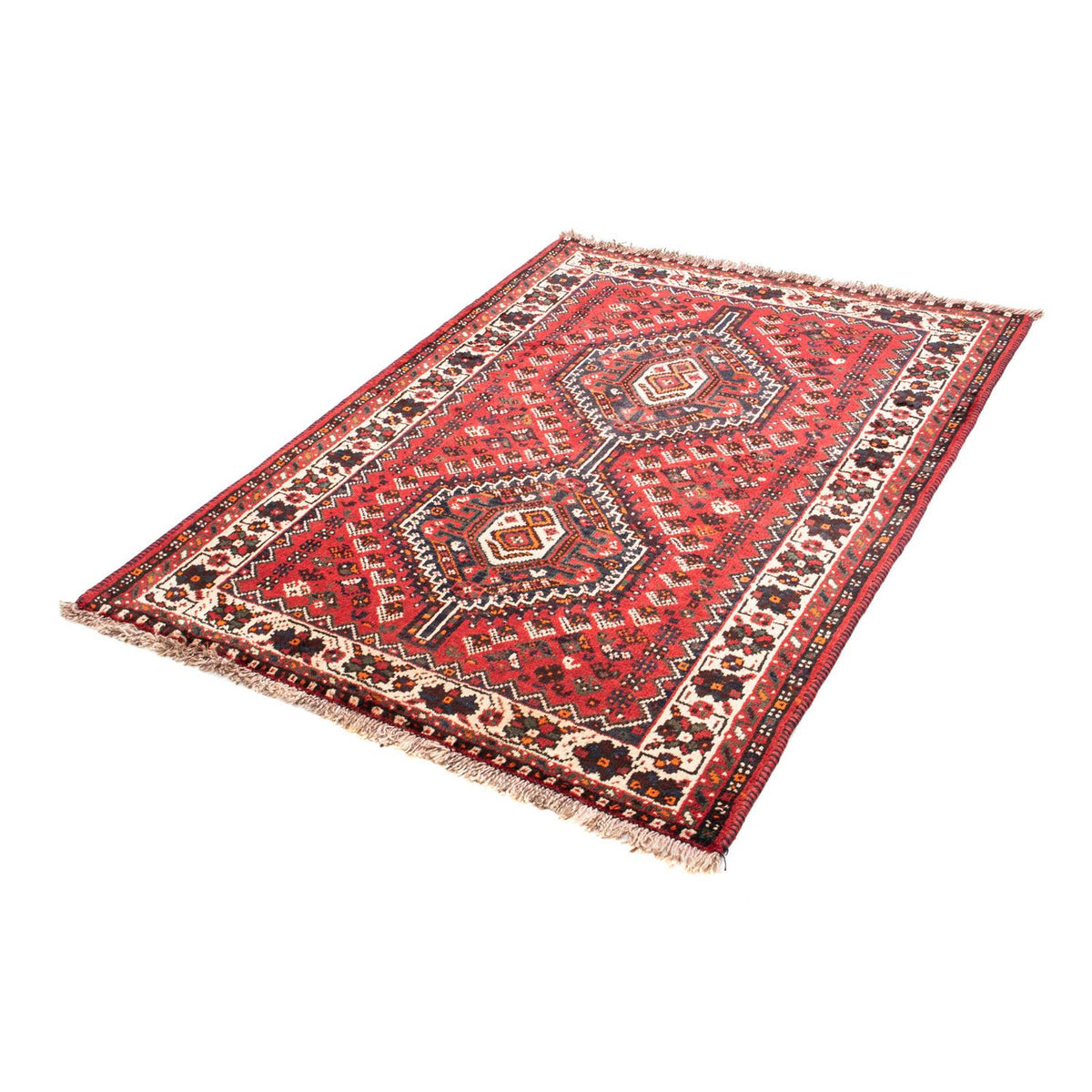 Tapis persan - Nomadic - 155 x 110 cm - rouge