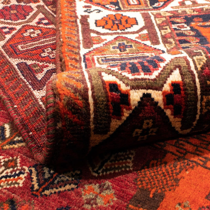 Tapis persan - Nomadic - 220 x 145 cm - rouge foncé