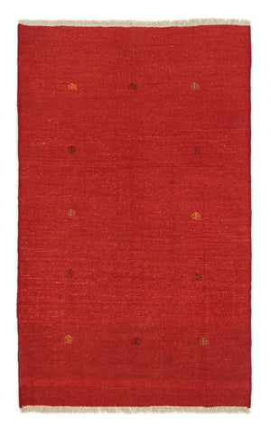 Tapis Gabbeh - Persan - 196 x 120 cm - rouge