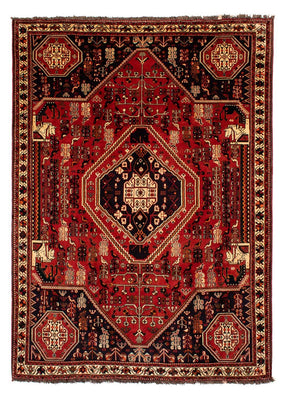Tapis persan - Nomadic - 290 x 208 cm - rouge foncé