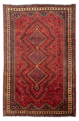 Tapis persan - Nomadic - 290 x 205 cm - rouge