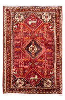 Tapis persan - Nomadic - 258 x 165 cm - rouge foncé