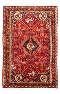 Tapis persan - Nomadic - 258 x 165 cm - rouge foncé