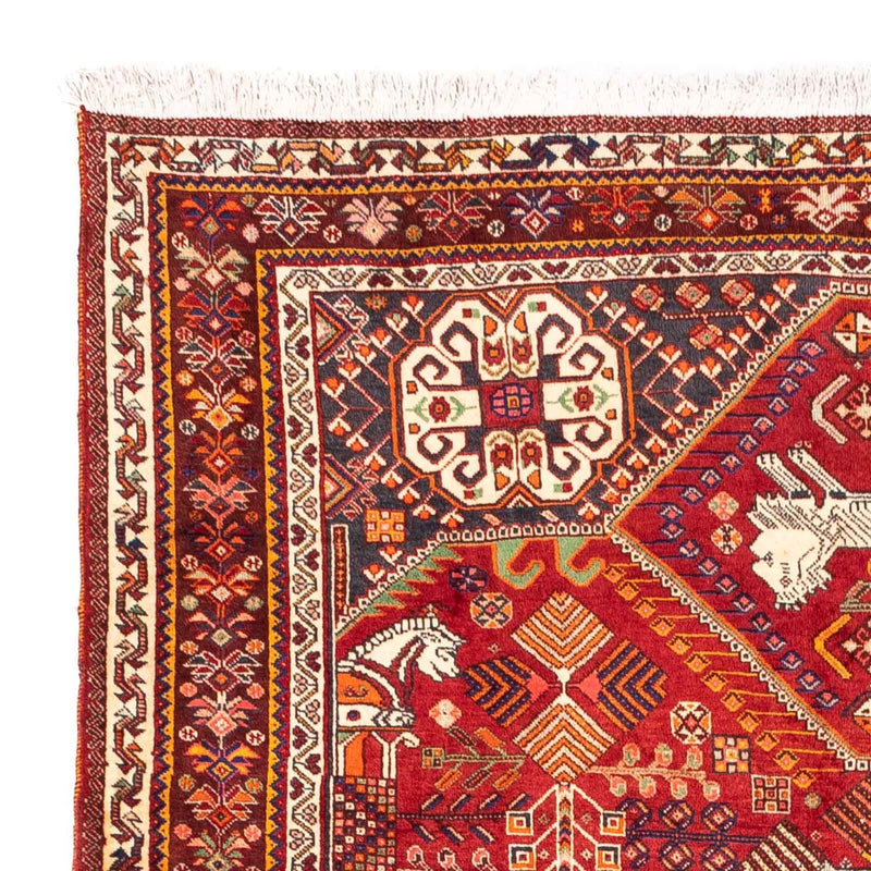 Tapis persan - Nomadic - 258 x 165 cm - rouge foncé