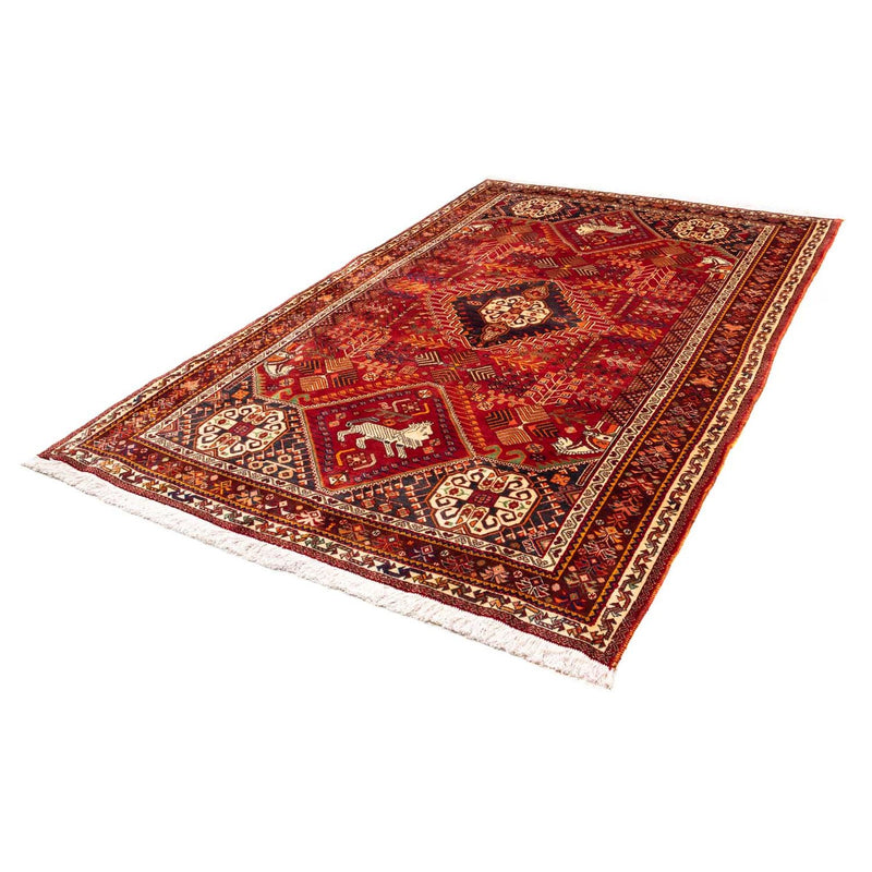 Tapis persan - Nomadic - 258 x 165 cm - rouge foncé