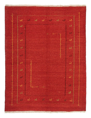 Tapis Gabbeh - Persan - 195 x 151 cm - rouge