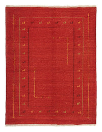 Tapis Gabbeh - Persan - 195 x 151 cm - rouge