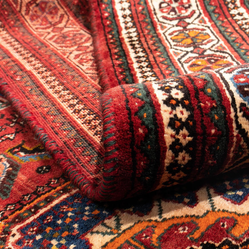 Tapis persan - Nomadic - 310 x 210 cm - rouge foncé