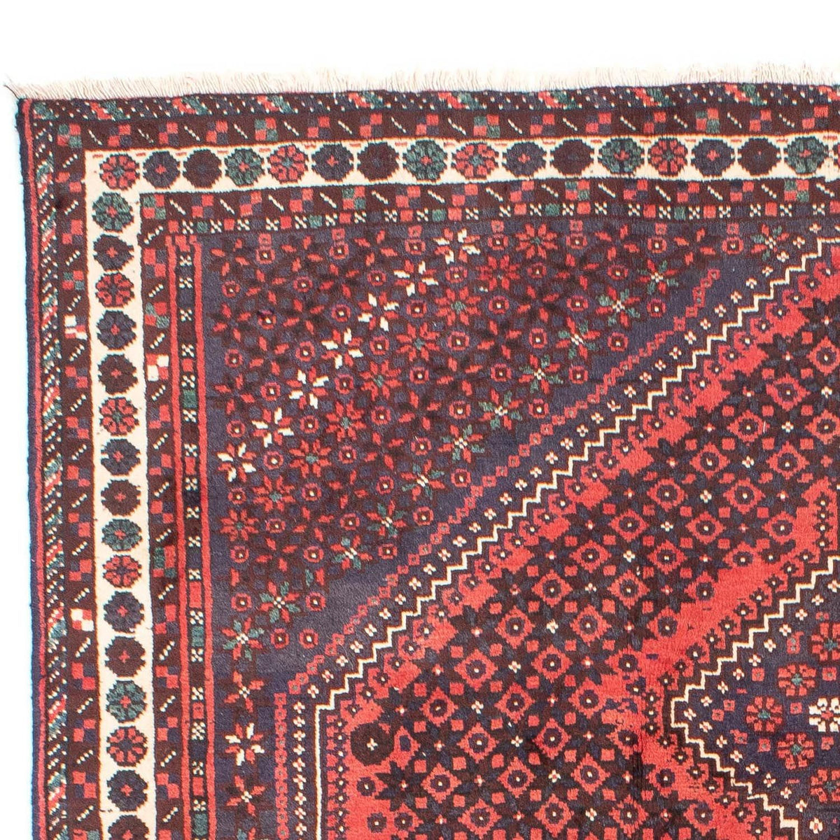 Tapis persan - Nomadic - 275 x 203 cm - rouge
