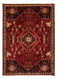 Tapis persan - Nomadic - 295 x 205 cm - rouge foncé