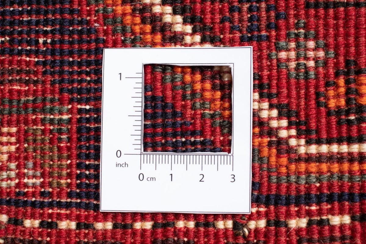 Tapis persan - Nomadic - 295 x 205 cm - rouge foncé