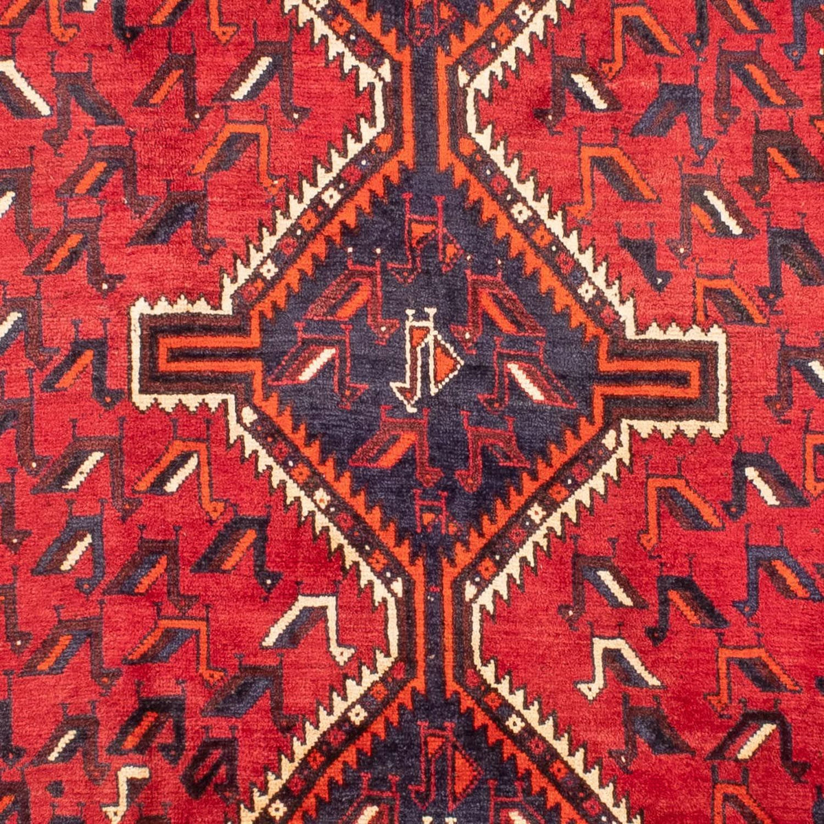 Tapis persan - Nomadic - 300 x 215 cm - rouge foncé