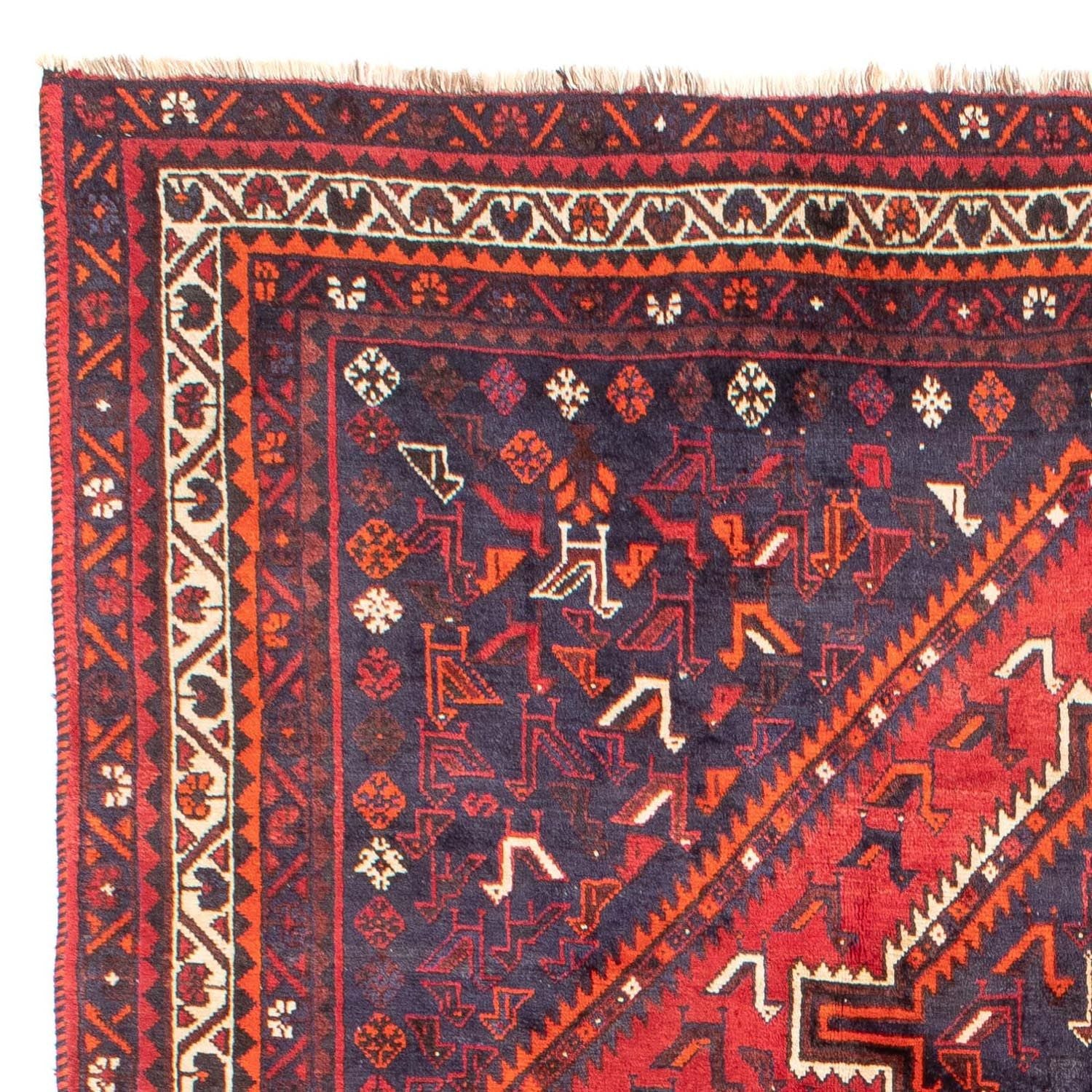 Tapis persan - Nomadic - 300 x 215 cm - rouge foncé