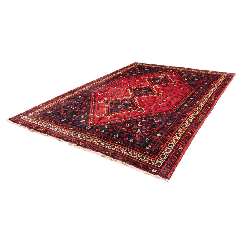 Tapis persan - Nomadic - 300 x 215 cm - rouge foncé