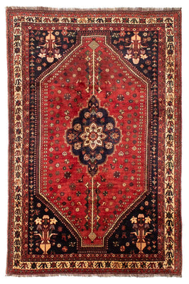 Tapis persan - Nomadic - 305 x 208 cm - rouge foncé