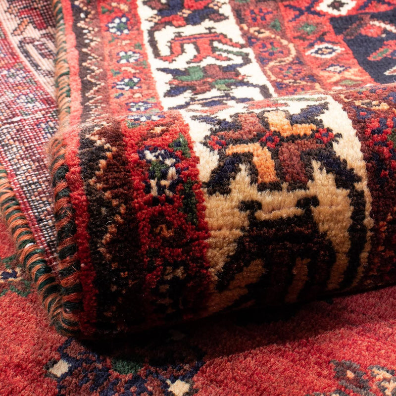 Tapis persan - Nomadic - 305 x 208 cm - rouge foncé
