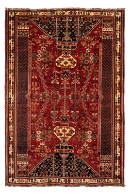 Tapis persan - Nomadic - 275 x 190 cm - rouge foncé