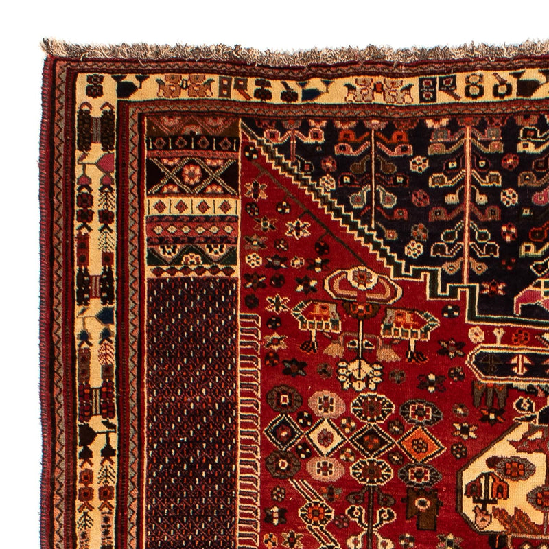 Tapis persan - Nomadic - 275 x 190 cm - rouge foncé