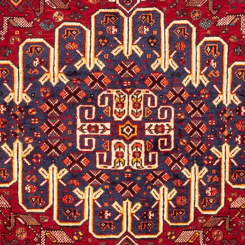Tapis persan - Nomadic - 260 x 165 cm - rouge foncé