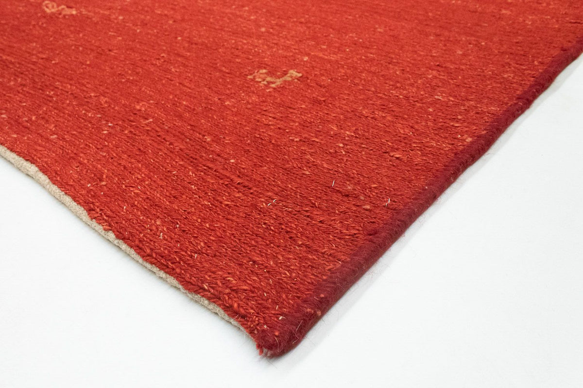 Tapis Gabbeh - Persan - 195 x 147 cm - rouge
